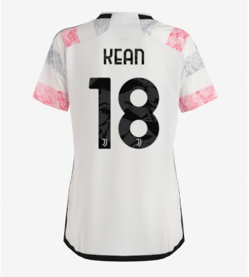 Juventus Moise Kean #18 Segunda Equipación Mujer 2023-24 Manga Corta